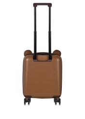 Small teddy bear suitcase on wheels WALAB-0080-79-20(W25)-03