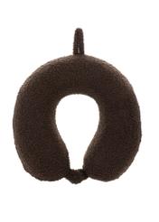 Soft brown headrest AW-014-0003-1H(W26), back view of the product on a white background.