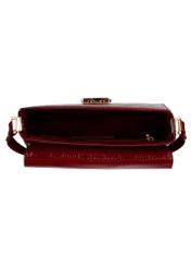 Elegant red women's handbag TOREC-1251-4C(Z26), product view inside on white background.