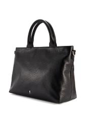 Black large leather women's handbag TORES-1158-9I(Z26), diagonal product view on a light background.