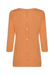 Women's orange blouse BLUDT-0140-30(W22)-04