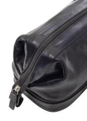 Men's glossy cosmetic bag TORMS-0479-99(Z25), close-up of the product detail on a white background.