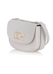 Cream logo saddle bag TOREC-0757A-12(W24)-02