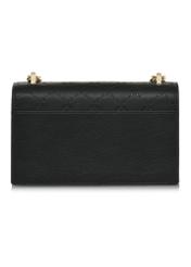 Black women's messenger bag TOREC-0984A-99(Z25) - product view from the back on a white background.