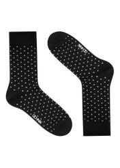 Set of men's long socks ZESMT-0064-9P(W26) - product view from above, on a white background.