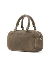 Women's khaki shoulder bag TORES-1193-55 (Z25), diagonal product view on white background.