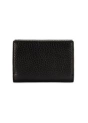 Small women's leather wallet PORES-0973-99(Z25), back view of the product on a white background.