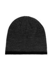 Black classic men's winter hat CZAMT-0078-98(Z24)-02