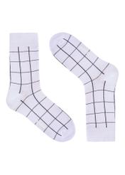 Set of long men's socks ZESMT-0066-00(Z26), front product view on white background.