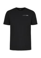 Men's black basic T-shirt with OCHNIK brand logo TSHMT-0102-99(W24)-03