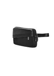 Black men's backpack with a pouch TORMN-0442-99(Z26)