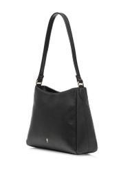 Leather black women's hobo bag TORES-0975D-99(W25)-02