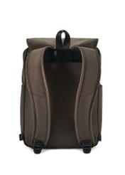 Men's khaki backpack TORMN-0415-8D(W26) - back view of the product, on a white background.