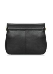 Black leather women's handbag TORES-0911D-99(W25)-03