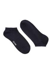 Short navy blue men's socks SKAMT-0151B-69(W25)
