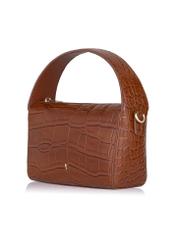 Small brown leather handbag for women TORES-0997-87(W24)-03