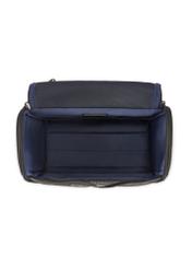 Large black men's cosmetic bag TORMN-0405-99(W26), product view from above on a white background.