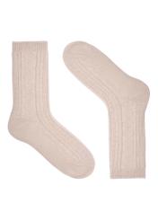 Set of women's long socks ZESDT-0040-4D(Z26), front view of one pair of product on a white background.