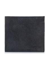 Men's classic black wallet without clasp PORMS-0206-69(Z24)-01