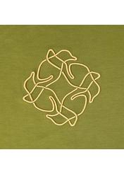 Women's khaki t-shirt with oriole TSHDT-0078-55(Z21)-03