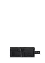 Black leather men's wallet PORMS-0409A-99(Z23)-03