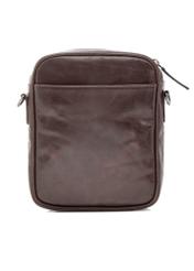 Brown men's bag TORMS-0461-89(Z25), product view from the back on a white background.