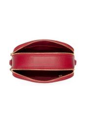 Small red women's handbag TOREC-0036E-42(Z25), product view inside on white background.