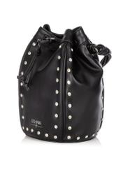 Black women's bag with rhinestones TOREC-0801-99(W23)-02