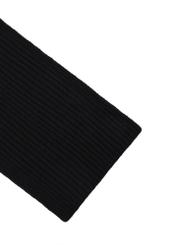 Black men's scarf SZAMT-0016-99(Z26), close-up of product detail on a white background.