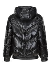 Women's autumn jacket with hood KURDT-0396-99(Z22)-08