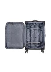 Medium suitcase on wheels WALNY-0042-99-24(W25), product view inside on white background.