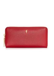 Red leather women's wallet PORES-0800E-41(Z24)-01