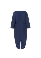 Warm women's jacket with an elongated form KURDT-0155-69(Z21)-04