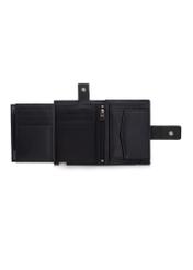 Large men's leather wallet PORMS-0143B-99(Z25), product view inside on white background.