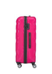 Set of 19'/24'/28' wheeled suitcases WALPC-0012-5E(W26), side view of the product on a white background.