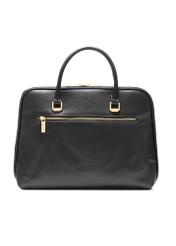 Black large women's bag TOREC-0978A-98(Z25), product view from the back on a white background.