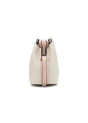 Cream small women's handbag TOREC-0768-0P(W26), side product view on white background.
