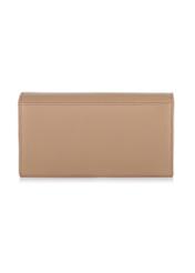 Large beige leather women's wallet PORES-0831-81(W23)-04