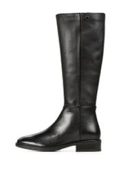 Black leather women's boots BUTYD-1183-99(Z25)