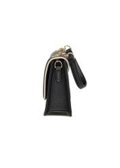 Small black women's handbag TOREC-1015-9J(W26), product view from the side on a white background.