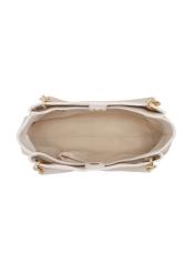 Cream women's imitation leather handbag TOREC-0998-12(W25)-05
