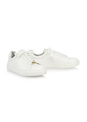 White leather women's sneakers BUTYD-1068-11(W24)-02