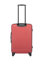 Set of 19"/24"/29" trolley suitcases WALAB-0082-4B(W26), product back view on white background.
