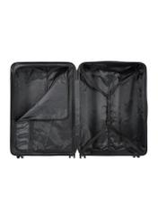 Large suitcase on wheels WALPC-0014-7B-28(W26), product view inside on white background.