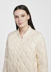 Beige transitional women's jacket KURDT-0564-81(W25)-05