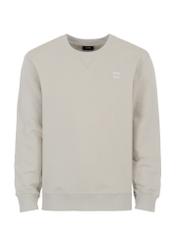 Cream men's sweatshirt with logo BLZMT-0057-66(W23)-05