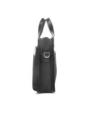 Black men's bag TORMN-0374-99(Z25), product view from the side on a white background.