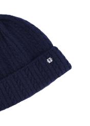 Navy blue women's hat CZADT-0170-7E(Z26), close-up of the product detail on a white background.