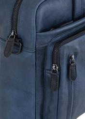 Men's navy blue leather bag TORMS-0046N-69(Z24)-05