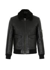Krótka sportowa kurtka męska bomber jacket KURMS-0206-1148(Z21)-03